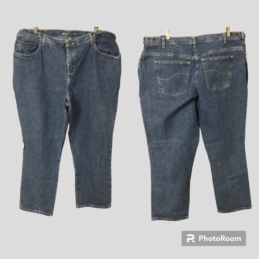 Lee 22W Relaxed Fit Straight Leg Jeans